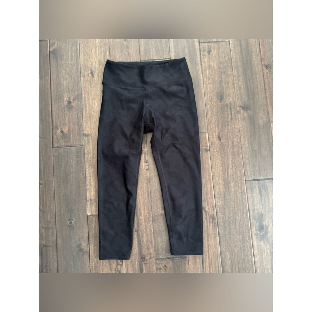 Becco Black High Waist Cropped Leggings M